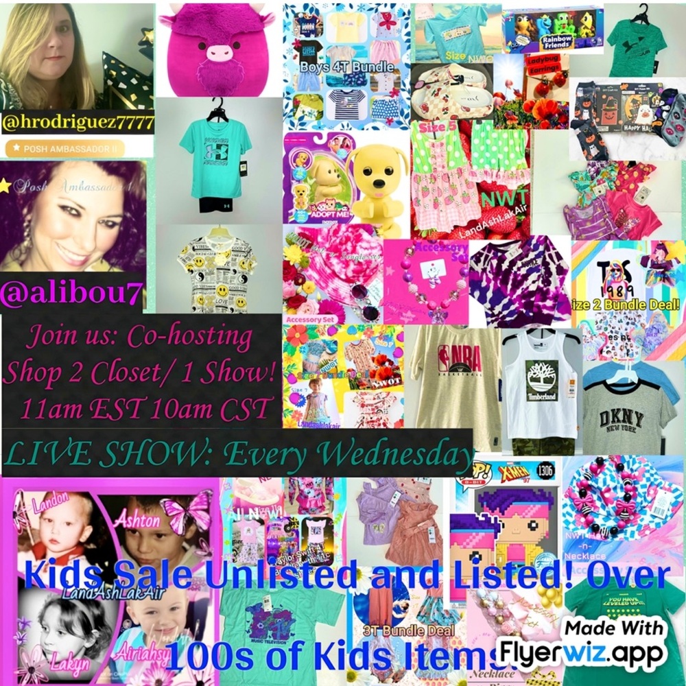 KIDS SHOW!!🦄🦄2 CLOSETS 1 SHOW🦄🦄 - Picture 1 of 1
